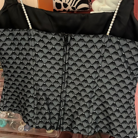 •VINTAGE BONED CORSET UNION MADE COQUETTISH• - Picture 5 of 16